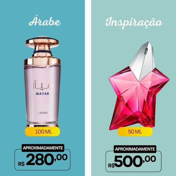 Perfumes árabes Femininos mais vendidos