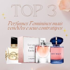 3 perfumes femininos mais vendidos
